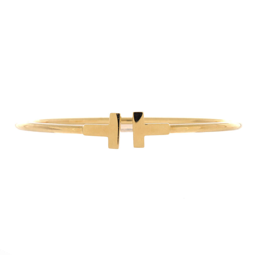 Tiffany & Co. T Wire Bracelet 18K Rose Gold